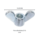 PORCA BORBOLETA 3/16 TEMFIX 5 UN