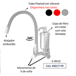 FILTRO PIM 4002 C70 PAR B MOVEL 1/4 DE VOLTA CINZA