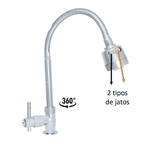 TORNEIRA PIM 4009 C37 BICA MOVEL PIA MESA 1/4V