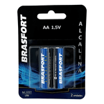 PILHA PEQUENA 2 (AA) BRASFORT