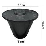 CAIXA INSPECAO PARA HASTE TERRA CONICO