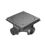 CAIXA INSPECAO QUADRADA ESGOTO 300X200X100 KRONA