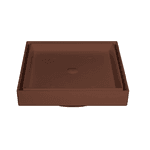 RALO INVISIVEL 10X10CM MARRON ESTRELA 1704