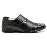 Sapato Confort em Couro Legitimo Turim Preto