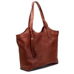 Bolsa Feminina Felice Luxo em Couro Legitimo Marrom