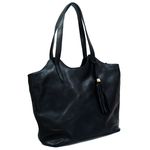 Bolsa Feminina Felice Luxo em Couro Legitimo Preto