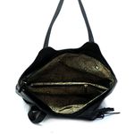 Bolsa Feminina Felice Luxo em Couro Legitimo Preto