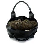 Bolsa Feminina Felice Luxo em Couro Legitimo Preto