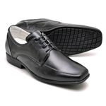 Sapato Social de Couro Legitimo Preto