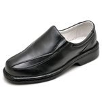 Sapato Social Contável de Couro Legitimo Preto