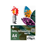 PAPEL FOTO A4 MATTE 170G 100FLS PROTOINK