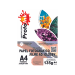 PAPEL FOTO A4 VINIL ADESIVO BRANCO GLOSSY 135G 10FLS PROTOINK