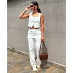 CONJUNTO DE CALÇA E BLUSA COLETE OFF