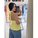 BATA LACO EM ALFAITARIA AMARELA - AMARELA