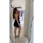 CONJUNTO BATA COM SHORT FEEL PRETO 