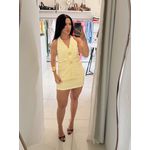 CONJUNTO BLUSA E SAIA SOL AMARELO 
