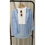 CAMISA MANGA LONGA MARRANT - AZUL