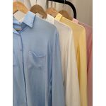 CAMISA MANGA LONGA MARRANT - AZUL