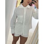 CONJUNTO CAMISA E SHORT EM LINHO OFF 