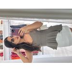 BLUSA PEPLUM ASSIMÉTRICA PRETA