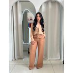 BLUSA DE MANGA LONGA COM AMARRAÇÃO