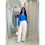 BLAZER CROPPED AZUL