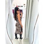 VESTIDO MIDI EM TRICO MODAL - PRETO