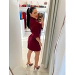 CONJUNTO MAX CAMISA COM SHORT E CINTO - VERMELHO
