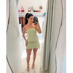 BLUSA EM ALFAIATARIA SEM ALÇA - PRETO