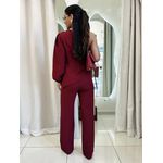 CONJUNTO NULA MANGA VINHO