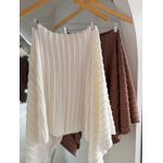 BLUSA CAPA EM TRICÔ MODAL OFF WHITE