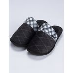 Chinelo Xadrez Preto
