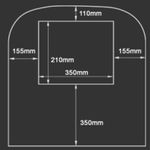AR CONDICIONADO DE TETO PARA MOTORHOME 6.800 BTUS 12V - FRESH AIR 2200 TOP RV - 2 SAIDAS
