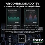 AR CONDICIONADO DE TETO PARA MOTORHOME 9.500 BTUS 12V - FRESH AIR 2800 TOP RV - 2 SAIDAS