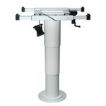 Base para Mesa de Metal com acionamento 12V Modelo JTS-2 Base PRATA REDONDA
