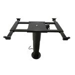 Base para Mesa de Metal com acionamento 12V Modelo JTS-2 Base PRETO Redondo