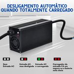 CARREGADOR PARA BATERIA DE LITIO 20A - 220V PARA 12V MARCA ECO WORTHY