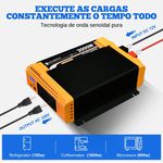 INVERSOR DE ENERGIA ONDA PURA 2000W OFF GRID DE 12V PARA 220V MARCA ECO WORTHY
