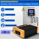 INVERSOR DE ENERGIA ONDA PURA 2000W OFF GRID DE 12V PARA 220V MARCA ECO WORTHY