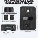 Controlador de carga solar Regulador 12V / 24V Autoswitch 40A MPPT OLED Display Marca Eco Worthy