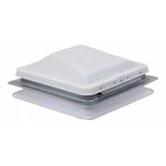 Claraboia de Teto com ventilacao 1 Vel. estrutura aluminio Tampa cor Branco - Teto 30-60mm - 350x350 modelo HG