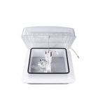 Claraboia De Teto com ventilacao 1 Vel. Tampa cor Branco - Teto 30-60mm - 280X280