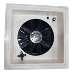 Claraboia de teto 400x400 com luz de led 3 velocidades ventilador ou exaustor