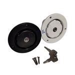 Entrada de Agua por Gravidade Bocal de 3-1/8 com Chave Cor PRETO - TOPRV
