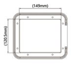 Escotilha para Entrada de Agua Por Gravidade Com Tampa e Chave Bocal de 3-1/8 Cor Branca