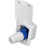 CONECTOR DE ENERGIA PARA TRAILER MODELO 32A COR AZUL