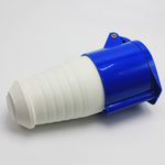 CONECTOR DE ENERGIA PARA TRAILER MODELO 32A COR AZUL