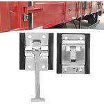 Suporte externo para fixar abertura porta tulha CROMADO SILVER