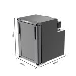Geladeira Automotiva TOP50 - 12/24V - 50L - Cor Preta - TOP RV