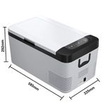 Geladeira Automotiva TOP18 - 12/24V -18L - TOP RV